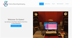 Desktop Screenshot of gizmorecording.com